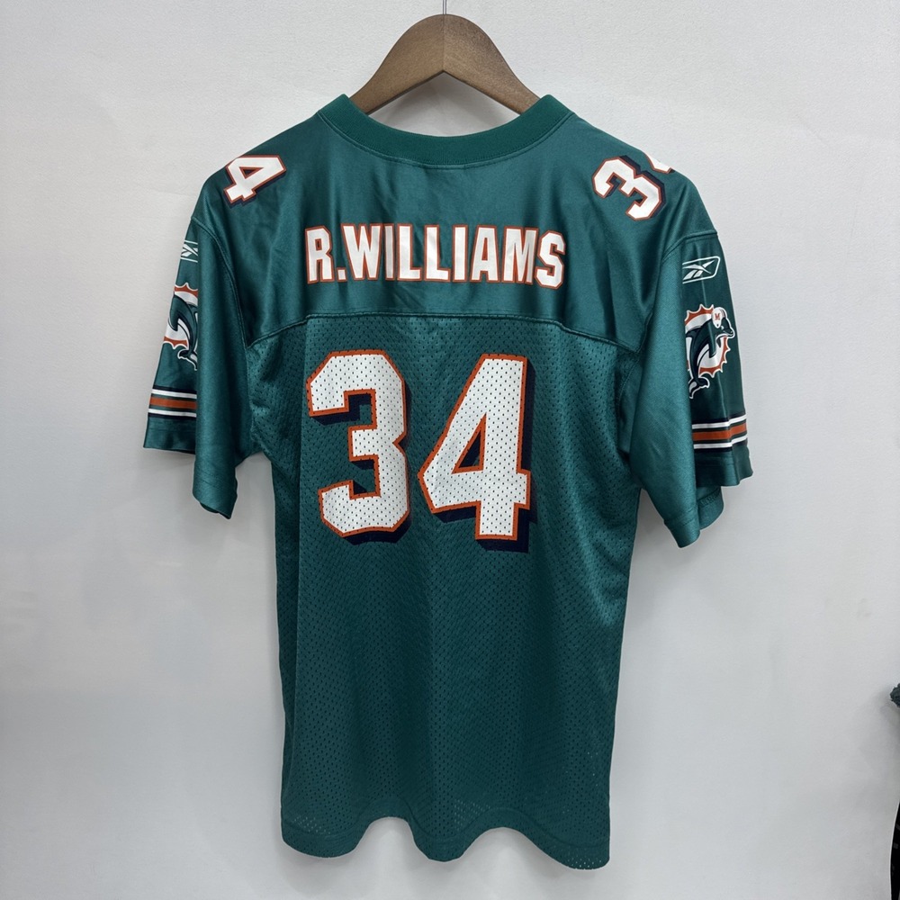 Ricky Williams Miami Dolphins Women's Aqua 2007 Reebok Replica Jersey XL